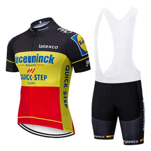 Quickstep Red Yellow Jersey Kit #X05