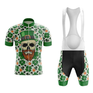 Lucky Irish Skull Retro Cycling Jersey Set #I81