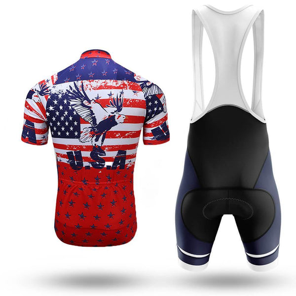 American Eagle Star Stripe Flag Men's Cycling kit(#F69)