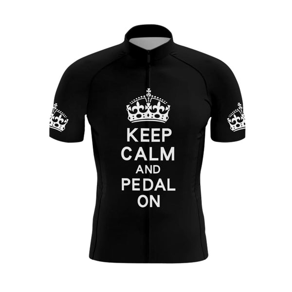 Keep Calm Men's Short Sleeve Cycling Kit(#0M82)