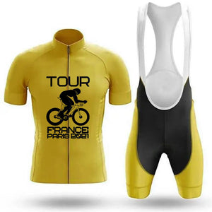 Tour de France Men's Short Sleeve Cycling Sets(#P32)