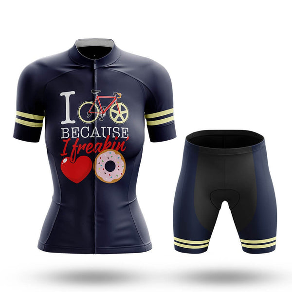 Freaking Love Donut - Women's Cycling Kit(#0Z57)