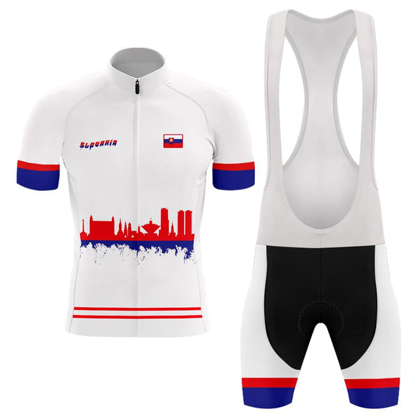 Slovakia Men's Short Sleeve Cycling Kit(#0B6)