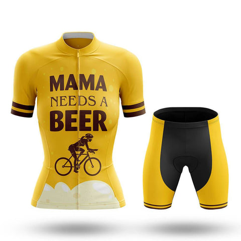 Mama Needs A Beer - Women's Cycling Kit(#H09)