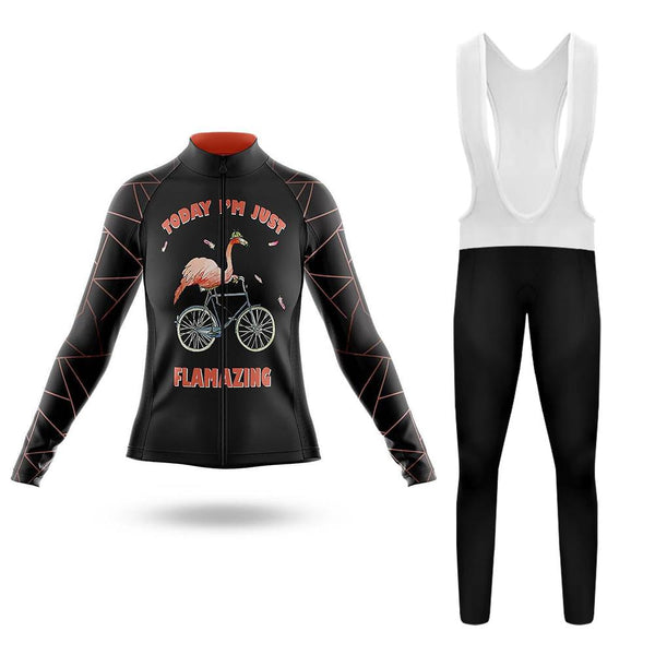 Today I'm Just Flamazing Women's Long Sleeve Cycling Kit(#0Q36)