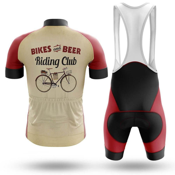 Retro Beer Riding Club Vintage - Men's Cycling Kit-#H44