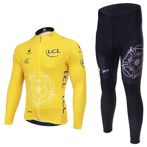 Danish Professional Team Series Men's Long Sleeve Cycling Kit(#0P35)