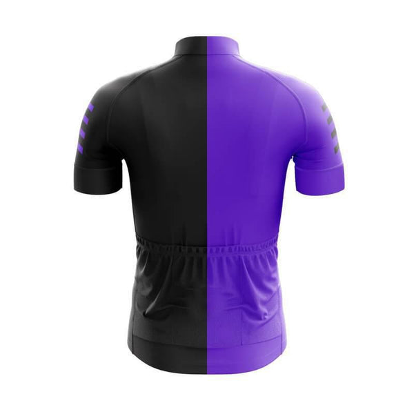 Purple Split Cycling Jersey Set #J24