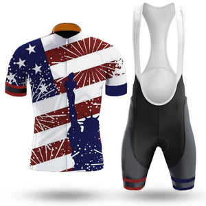 America Flag Independence Day Men's Cycling Kit（#G59）