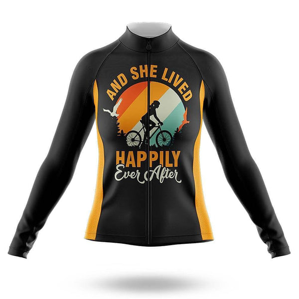 And She Lived Happily Women's Long Sleeve Cycling Kit(#0Q37)