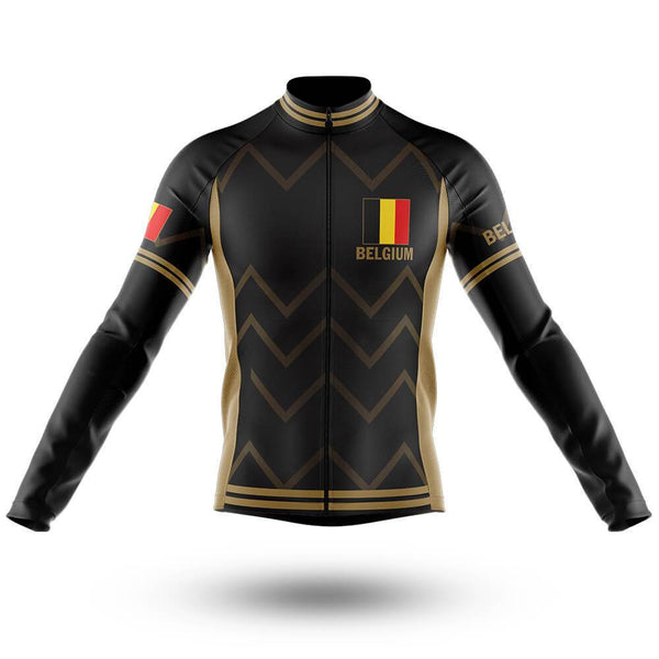 Belgium V17 Men's Long Sleeve Cycling Kit(#S011)