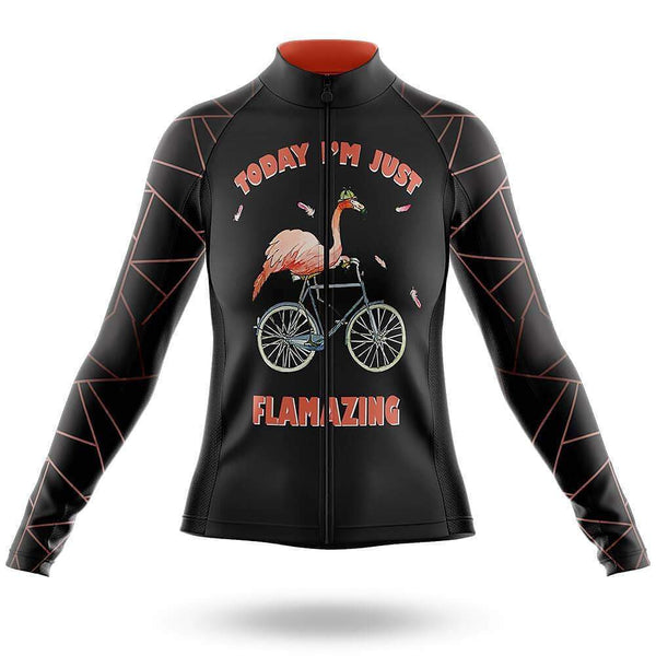 Today I'm Just Flamazing Women's Long Sleeve Cycling Kit(#0Q36)