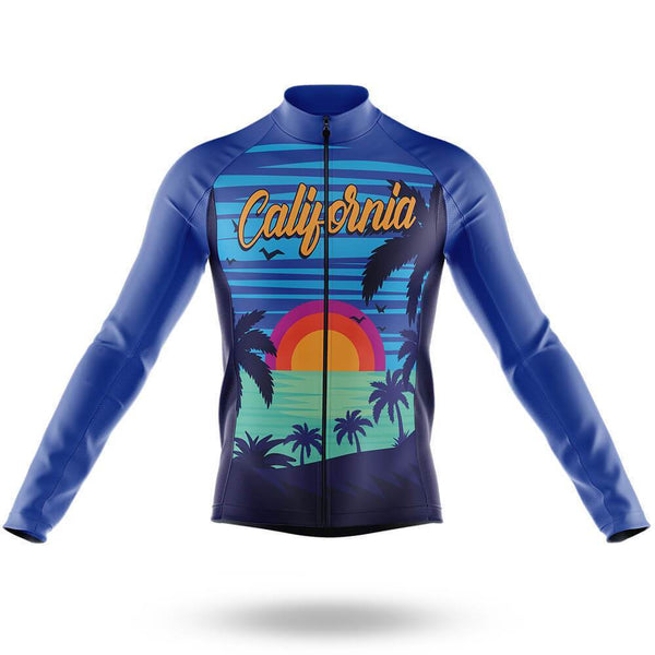 California Summer Men's Long Sleeve Cycling Kit(#0S08)