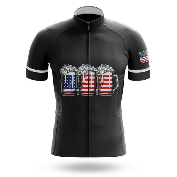 Beer American Flag - Men's Cycling Kit(#H05)