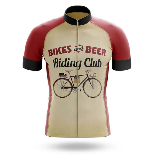 Retro Beer Riding Club Vintage - Men's Cycling Kit-#H44