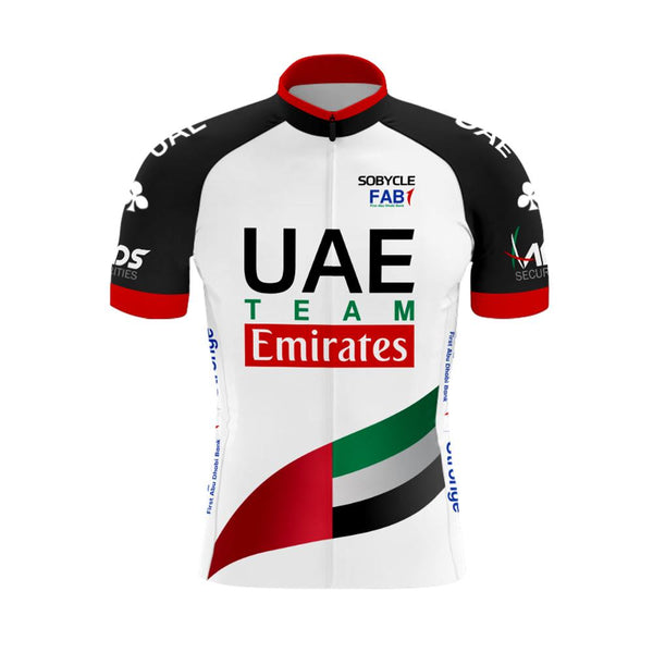UAE Abu Dhabi Men's Short Sleeve Cycling Kit(#0B84）