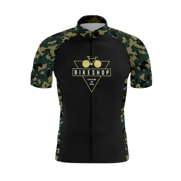 United States Army camouflage Men's Short Sleeve Cycling Kit(#X67)