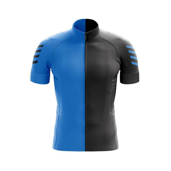 Blue Split Cycling Jersey Set #J26