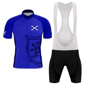 Scotland Men's Short Sleeve Cycling Sets(#W48）