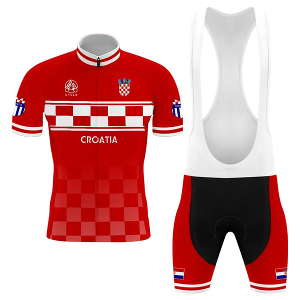 Croatian Player Men's Short Sleeve Cycling Kit(#0M25)