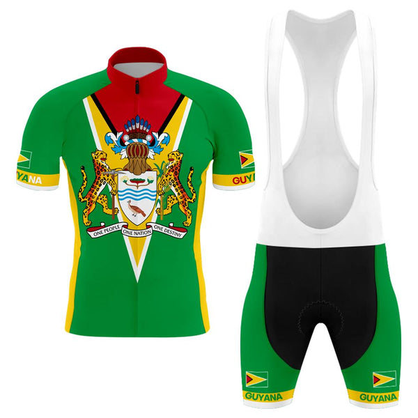 Guyana Men's Short Sleeve Cycling Kit(#0B7）