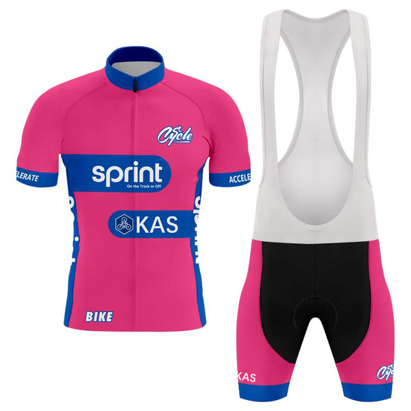 Professional Teams With The Same Color Series Men's Short Sleeve Cycling Kit(#0A38)