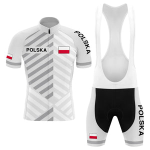 Classic POLSKA Men's Cycling Kit（#0P71）