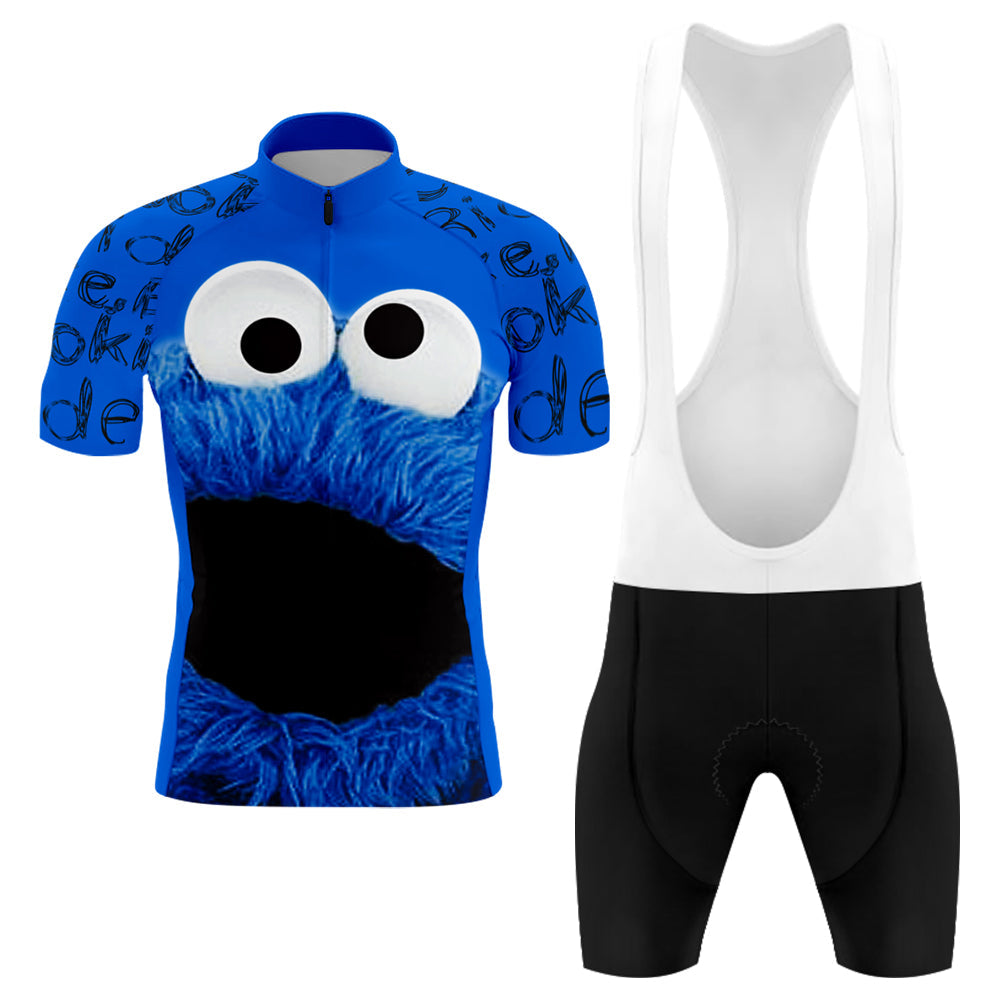 Cookie Monster Men's Short Sleeve Cycling Kit(#1J60)