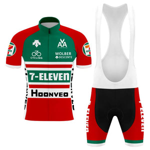 Seven Eleven Men's Short Sleeve Cycling Kit(#0C49）