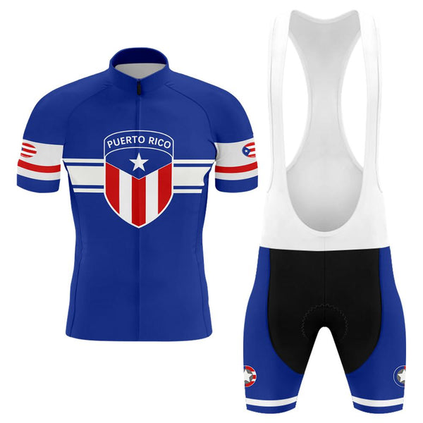 Puerto Rico Men's Short Sleeve Cycling Kit(#0M34)