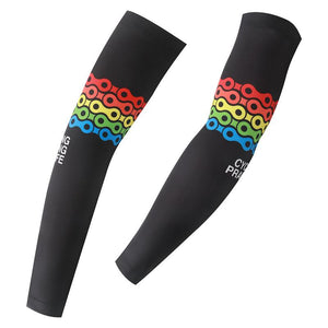 Ride with pride - Colorful Chain Sunscreen Arm Sleeves - H59