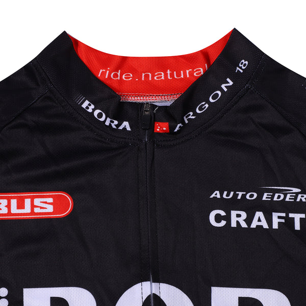 Bora Black Team Cycling Long Sleeve Jersey Set #S51