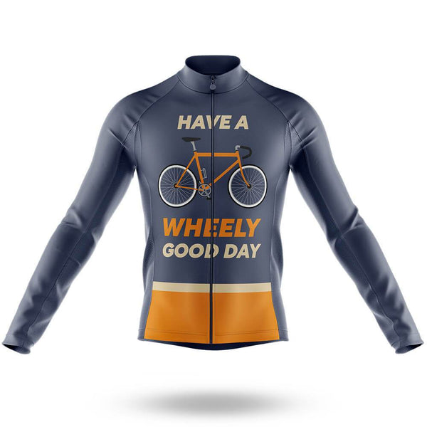 Wheely Good Day Men's Long Sleeve Cycling Kit(#S013)