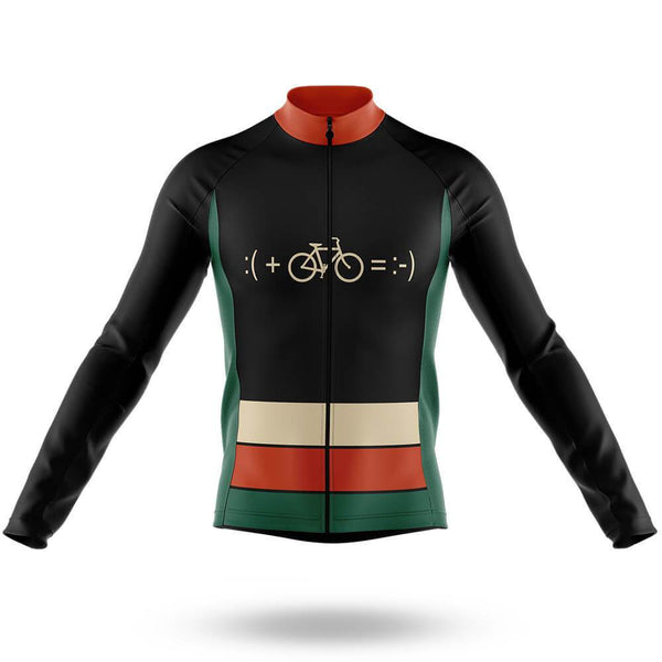 Bike And Smile Men's Long Sleeve Cycling Kit(#S014)
