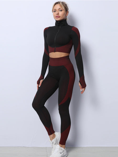 Hip Lift Fitness Sports Yoga Two Piece Outfits