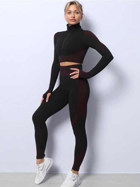 Hip Lift Fitness Sports Yoga Two Piece Outfits