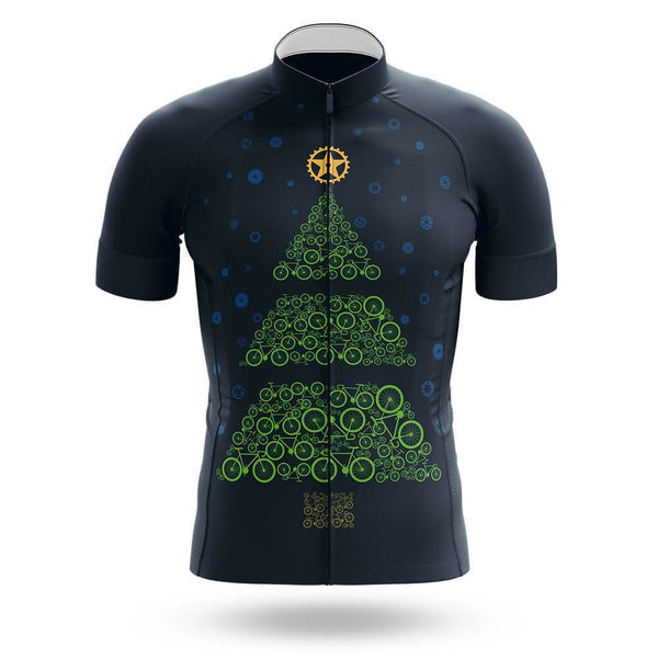 Bicycle Christmas Tree Men's Short Sleeve Cycling Kit(#X17)