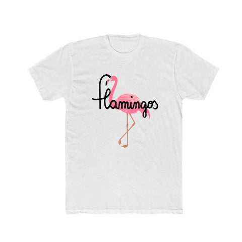 Flamingo Men's or Women's Short Sleeved T-shirt(#0B89)