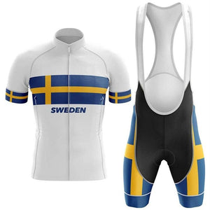 Sweden Pro Team Cycling Jersey Sets V2 #I72