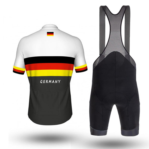 German Flag - Men's Cycling Kit（#G52）