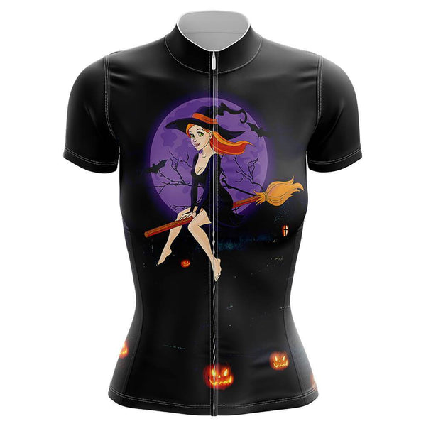 Witch Women's Short Sleeve Cycling Set(#V11)