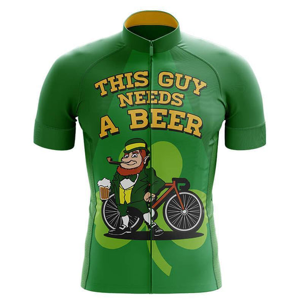 This Guy Needs A Beer - Men's Cycling Kit #W99
