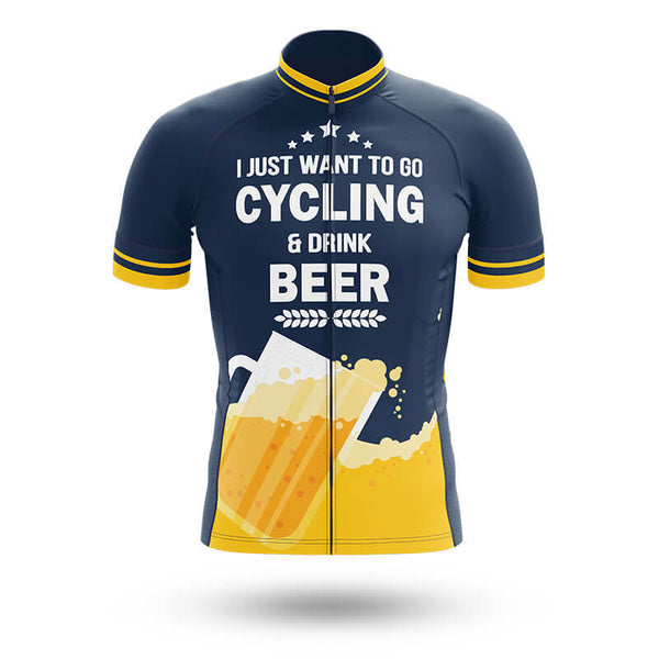I Love Cycling & Beer - Men's Cycling Kit(#E099)