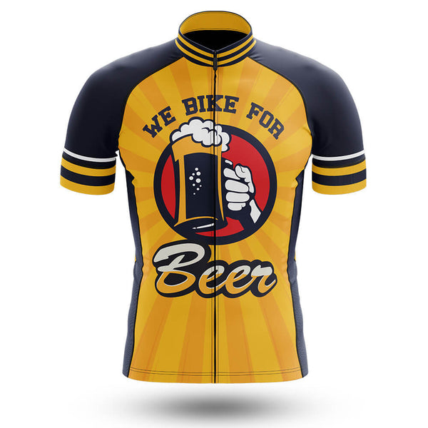 We Bike For Beer - Men's Short Sleeve Cycling Kit(#2E25)