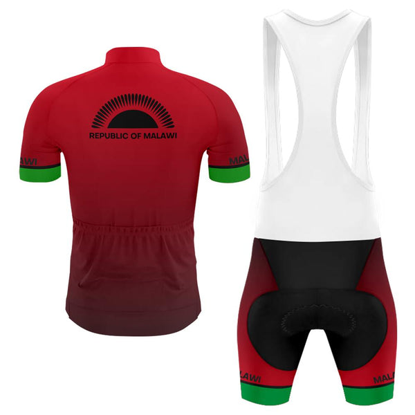Republic Of Malawi Men's Short Sleeve Cycling Kit(#0B55)