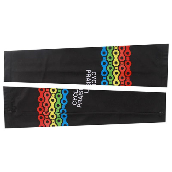 Ride with pride - Colorful Chain Sunscreen Arm Sleeves - H59