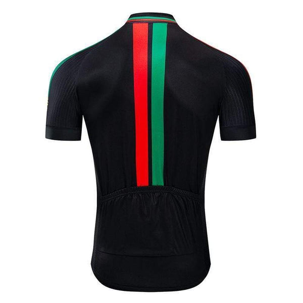 Team Portugal Black Men's Cycling Jersey & Bib Short Set #Y27