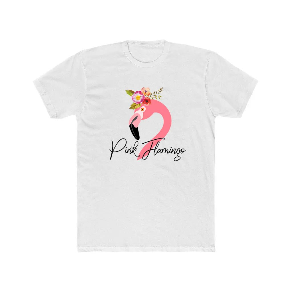 Flamingo Men's or Women's Short Sleeved T-shirt(#0B91)
