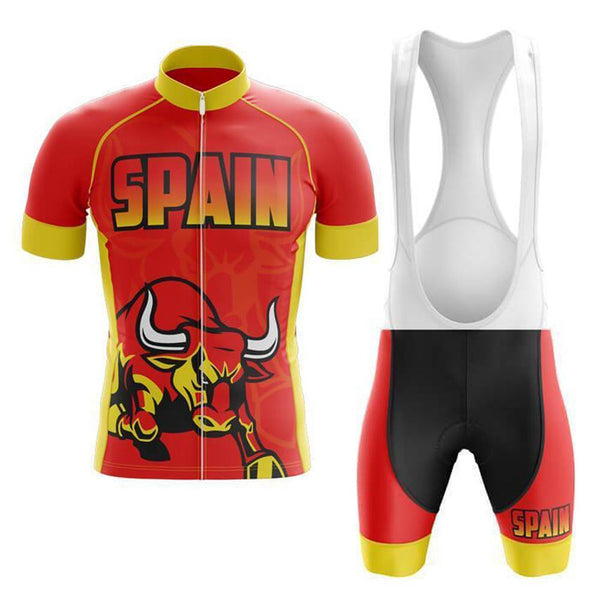 Tour of Spain Men's Short Sleeve Cycling Sets(#Q02)