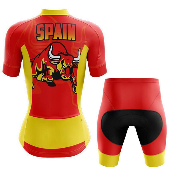Tour of Spain Women's Short Sleeve Cycling Sets(#Q03)